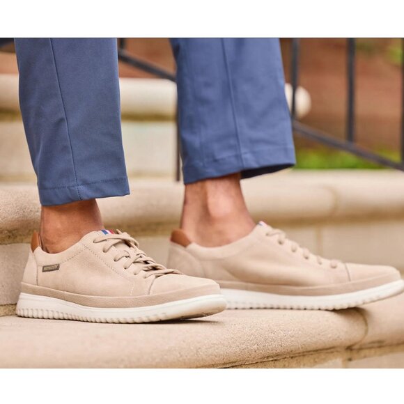 Mephisto ThomasMen Leather Low-Top Sneakers Sz 7.5